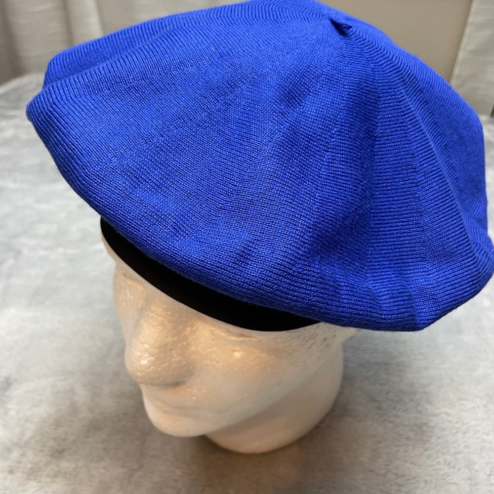 Laulhere Unisex Plume Beret Sz S Blue French Cotton Heritage Lightweight Hat